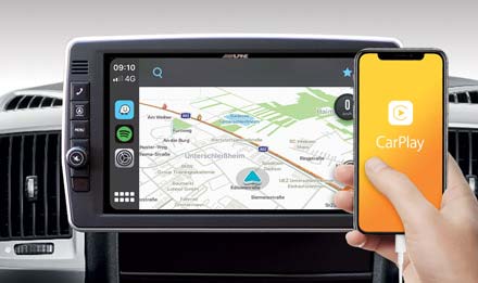 X903D-DU2 is compatible with both Apple CarPlay and Android Auto - X903D-DU2